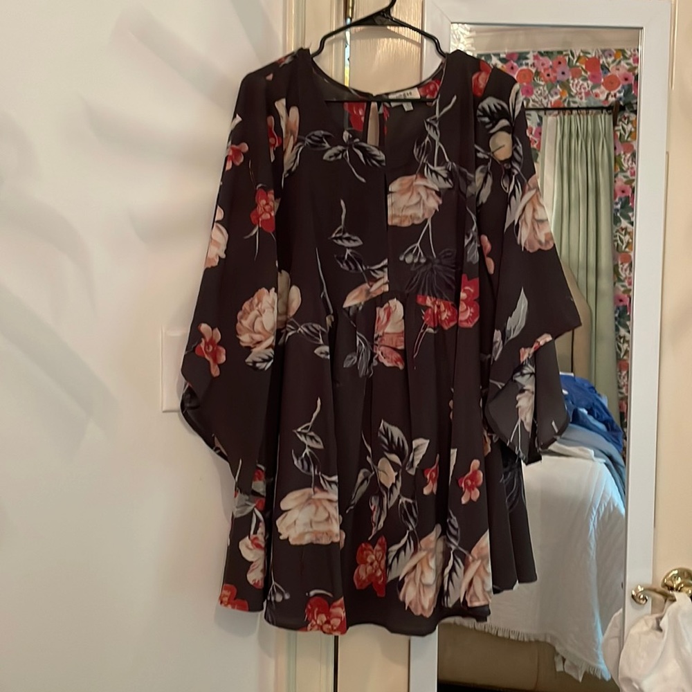 Size small dress with floral design
